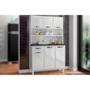 Imagem de Kit de Cozinha Compacta Rubi Smart c/ 6 Portas e 1 Gaveta Branco - Telasul