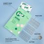 Imagem de Kit de Cuidados SoloVegan Don't Pop To Me” Adesivo para Manchas e Acne - 55 adesivos 2 unid