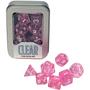 Imagem de Kit de Dados: Clear Pink - Buró