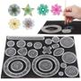 Imagem de Kit de Desenho Spirograph para Crianças - 10 a 33 Peças - Desenhos Mágicos com Papel para Riscar