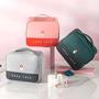 Imagem de Kit de Emergência Médica Portátil de Grande Capacidade - Rosa, Verde e Cinza