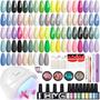 Imagem de Kit de esmalte de gel PHOENIXY com luz UV 51 unidades para mulheres