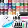 Imagem de Kit de esmaltes em gel JODSONE UV Light 32 cores com ferramentas de manicure