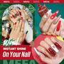 Imagem de Kit de Esmaltes em Gel MEFA com Luz UV - 12 Cores de Natal