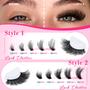 Imagem de Kit de Extensão de Cílios FANXITON Fluffy Lash - 280 Unidades