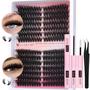Imagem de Kit de Extensão de Cílios Fluffy Lash Clusters EYDEVRO - 80D/100D