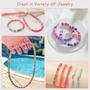 Imagem de Kit de fabricação de pulseiras Velavior 7000 Clay Beads 48 cores para crianças