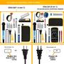Imagem de Kit de Ferro de Solda 60W com Multímetro Digital - 5 Pontas Extras - Plugs UE e EUA