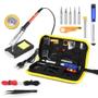 Imagem de Kit De Ferro De Solda Com Temperatura Ajustável 220V 60W Conjunto De Ferramentas 15 Em 1 Plugue UE
