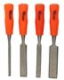 Imagem de Kit De Formão Cabo Madeira 3/8 A 01 Polegada Com 4 Peças Pro