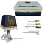 Imagem de Kit de Higiene de bebê madeira Mdf menino 6 pçs - AZUL MARINHO DE COROA