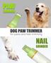 Imagem de Kit de Higiene para Cães - Aparador de Patas Elétrico, Recarregável e Silencioso