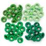 Imagem de Kit de Ilhóses Padrão We R Memory Keepers Eyelets Standard Tons de Verde com 60 Ilhoses