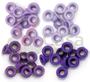 Imagem de Kit de Ilhóses Padrão We R Memory Keepers Standard Eyelets Tons de Roxo com 60 Ilhoses