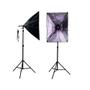 Imagem de Kit de Iluminação Ledspace Retangular 50x70cm com Luz Contínua 150w 110v