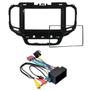 Imagem de Kit de Instalação Multimídia Fiat Toro 2016 em diante 2 Din Black Piano Expex - EKTFT003