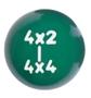Imagem de Kit de jogo de bola de câmbio clark 4 marchas 4x4 red com indicação verde com plaqueta jeep rural f-75