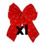 Imagem de Kit De Laços Vermelho Grande Decorativos Para Natal 20CM - Pendentes Arvore Natalina