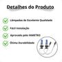 Imagem de Kit de Lâmpadas Halógena Super Branca H3 Farol de Milha Ford Focus 2004 2005 2006 2007 2008