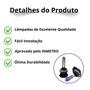 Imagem de Kit de Lâmpadas Halógena Super Branca H4 H27 Farol Alto Baixo Milha Prisma 2013 2014 2015 2016