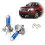 Imagem de Kit de Lâmpadas Halógenas Super Branca Farol Baixo H7 para Cherokee 2006 2007 2008 2009 2010 2011 2012