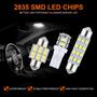 Imagem de Kit de lâmpadas LED para interior de carro iFunyLED 24 unidades 194 T10 DE3175 578