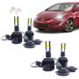 Imagem de Kit de Lampadas Led Tech One 8000k Azulado Farol Alto e Baixo Elantra 2011 2012 2013 2014