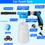 Imagem de Kit de lavagem de carros THINKWORK Car Detailing com pistola de espuma e escova