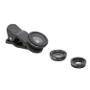 Imagem de Kit de Lentes 3X1 (Fisheye + Macro + Wide)