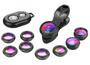 Imagem de Kit de Lentes APEXEL 10 em 1 para Câmera - Macro, Grande Angular e Teleobjetiva
