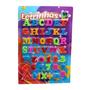 Imagem de Kit de letrinhas alfabeto símbolos matemática 43peças infantil