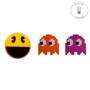 Imagem de Kit de Luminárias Geek com Pac Man + 2 Fantasmas Fantasminhas + Lâmpadas LED