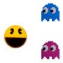 Imagem de Kit de Luminárias Pac Man + 2 Fantasmas Fantasminhas Game Retrô Geek