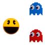 Imagem de Kit de Luminárias Pac Man + 2 Fantasmas Fantasminhas Game Retrô Geek
