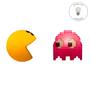 Imagem de Kit de Luminárias Usare Pac Man + 1 Fantasma Fantasminha com Lâmpadas LED Game Retrô Nerd Geek