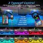 Imagem de Kit de Luzes de Rocha LED RGB ZONECONA - 12 Pods com Controle APP/RF