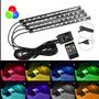 Imagem de Kit de Luzes Interiores RGB LED para Carro - 8 Cores - Acessórios Decorativos para SUV 4x4