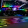 Imagem de Kit de Luzes Interiores RGB para Carro - 64 Cores, Tira de LED Acrílica