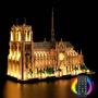 Imagem de Kit de luzes LocoLee compatível com Lego Notre Dame 21061