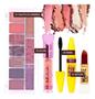 Imagem de Kit De Maquiagem Paleta De Sombra Batom Gloss Rimel Pink21