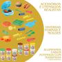 Imagem de Kit De Massinhas De Modelar Infantil Com Acessórios E Moldes De Comidinhas Massas E Hamburguer Para Crianças