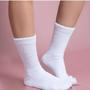 Imagem de Kit de meias aeróbicas 6 pares pra ginasticas feminina modelo básico