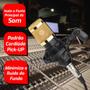Imagem de Kit de Microfone Condensador Profissional para Podcast e Gravação  Preto Ideal para Estúdio de Mesa e Criadores de Conteúdo