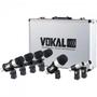 Imagem de Kit de Microfone Para Bateria Vokal VDM-7 Com Phantom Power