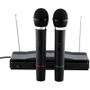 Imagem de Kit de Microfone Sem Fio VHF Duplo com Alcance de 10m