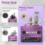 Imagem de Kit de Microservomotor Miuzei MG90S 9G com Engrenagem de Metal para Carro RC