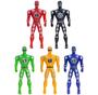 Imagem de Kit De Miniaturas Bonecos Super Herói  Power Rangers 8 Cm A2