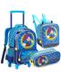 Imagem de Kit de Mochila C/ Rodinhas Sonic + Lancheira + Estojo - Denlex