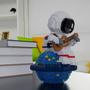 Imagem de Kit De Modelo De Astronauta De Guitarra Luminosa 1423pcs Blocos De Construção Educacionais Para