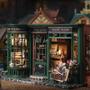 Imagem de Kit De Modelo De Casa De Bonecas Em Miniatura De Madeira DIY Com Móveis E Decorações De Quarto